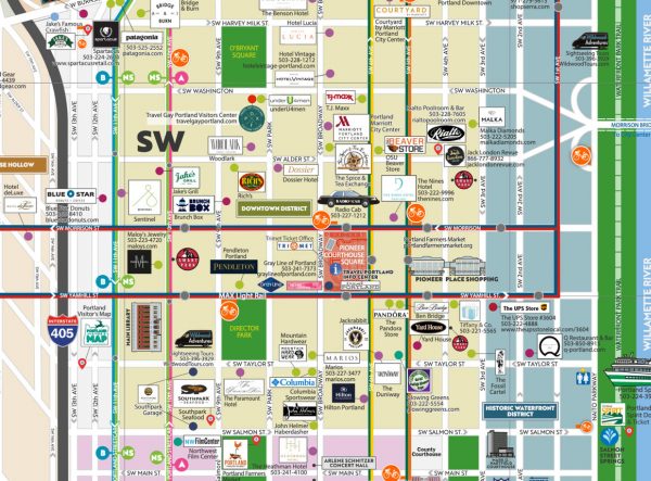 Portland Visitor's Map – Your source for great Portland places and stories